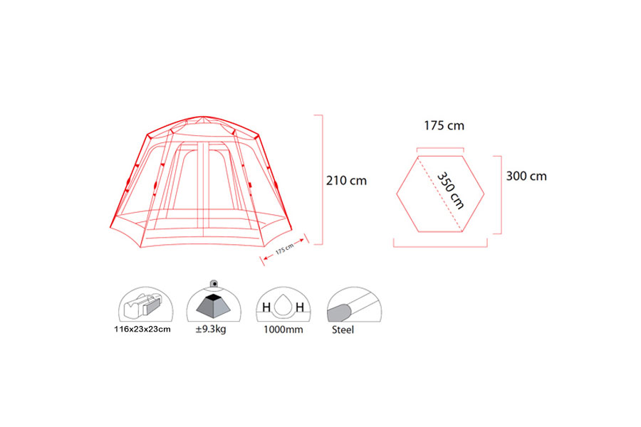 Палатка автомат кемпинговая Envision Mosquito Plus